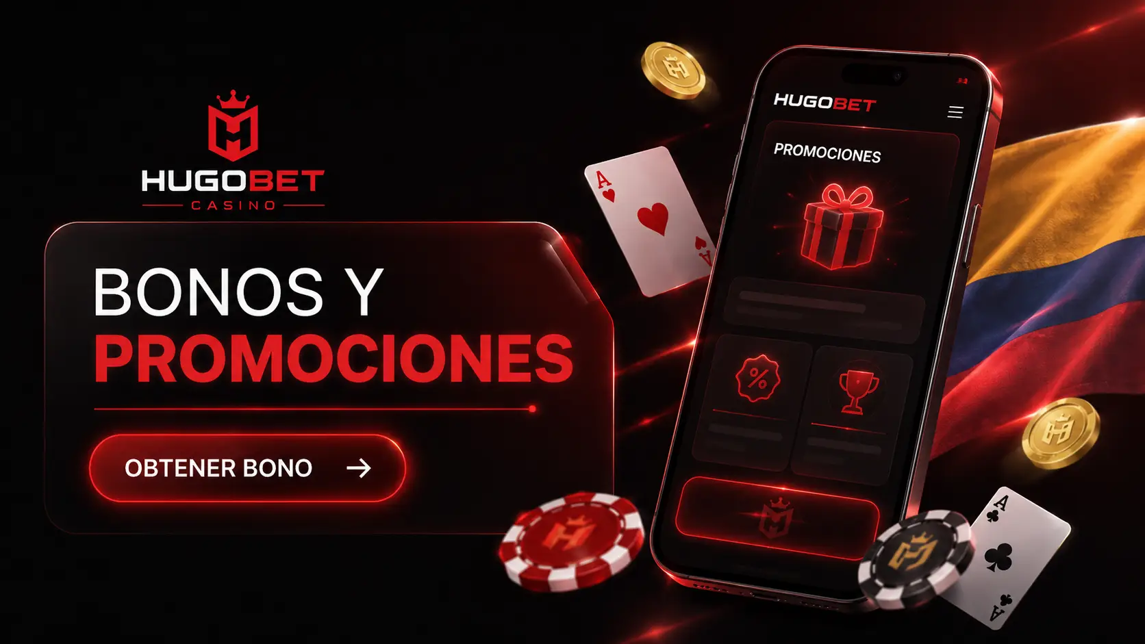 Bonos y promociones diseñados para jugadores colombianos